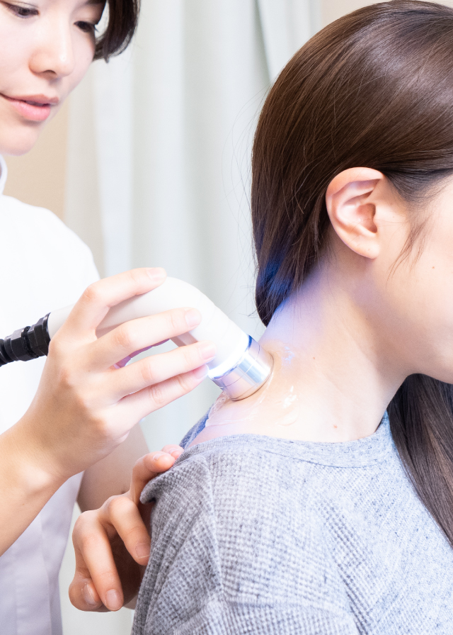 肩凝りにも有効な超音波